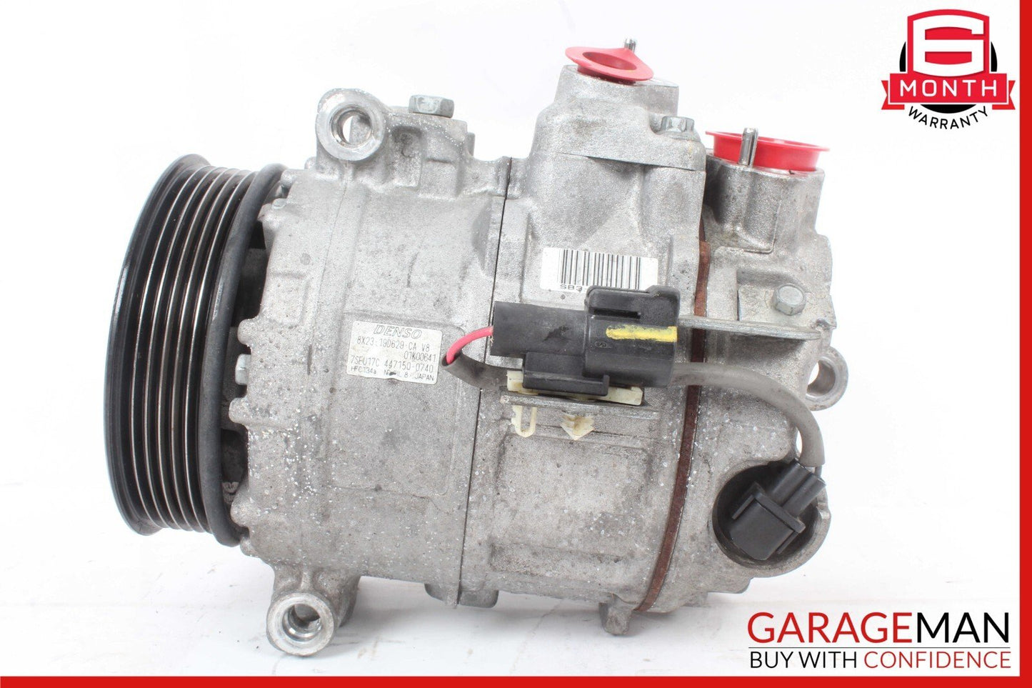 09-10 Jaguar XF Air Conditioner AC Compressor 8X2319D629CA