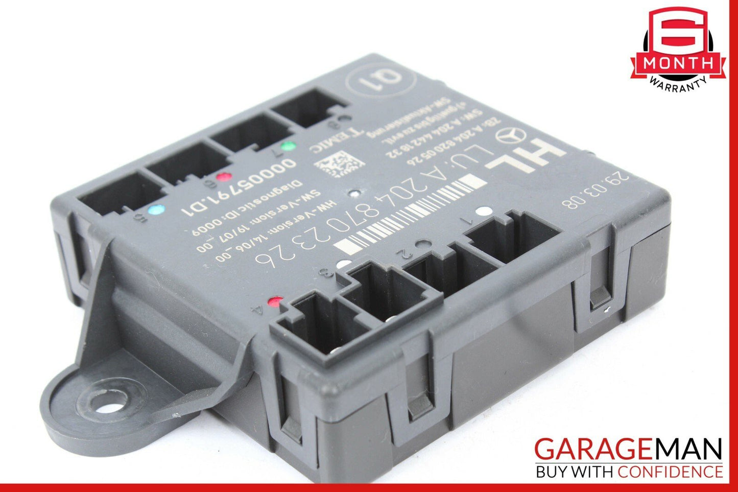 08-14 Mercedes W204 C300 C350 C63 AMG Rear Left Side Door Controller Module Unit