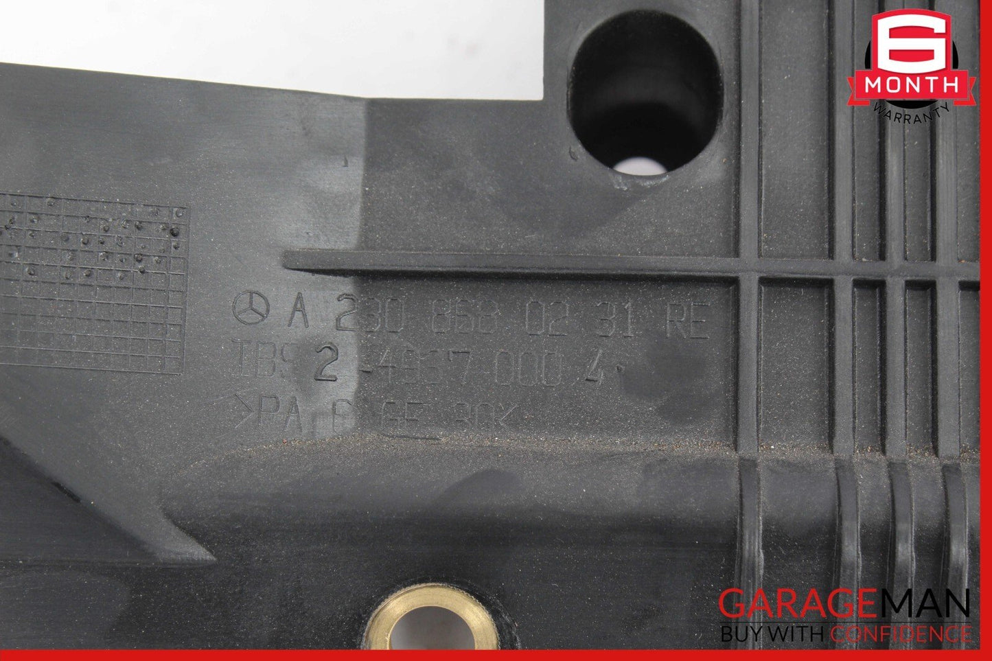 03-08 Mercedes R230 SL500 Rear Right Seatbelt Retractor Speaker Luggage Gray