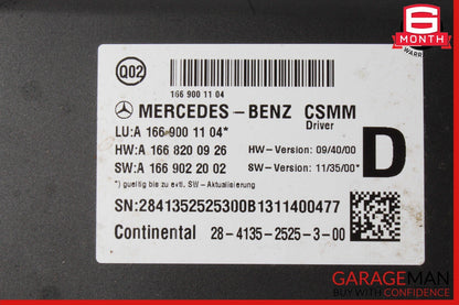 12-20 Mercedes W117 CLA250 GL450 ML550 Seat Control Module Front Right Side OEM