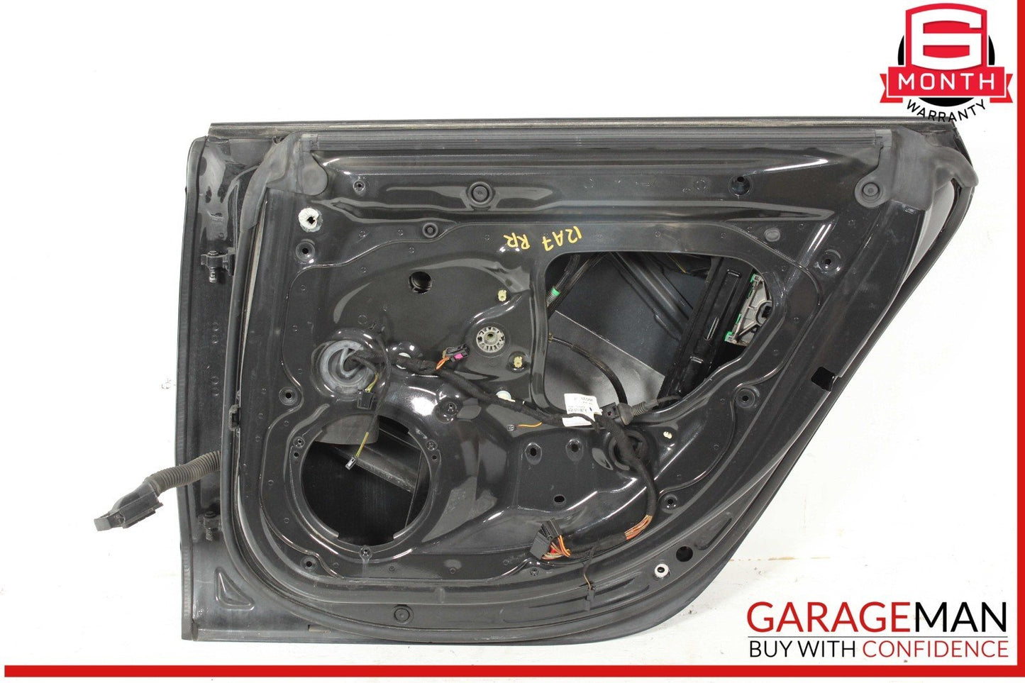 12-18 Audi A7 Rear Right Passenger Side Door Shell Panel Black OEM