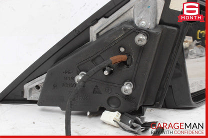 12-14 Mercedes W204 C250 C300 Front Right Side Mirror Door Rear View Black OEM