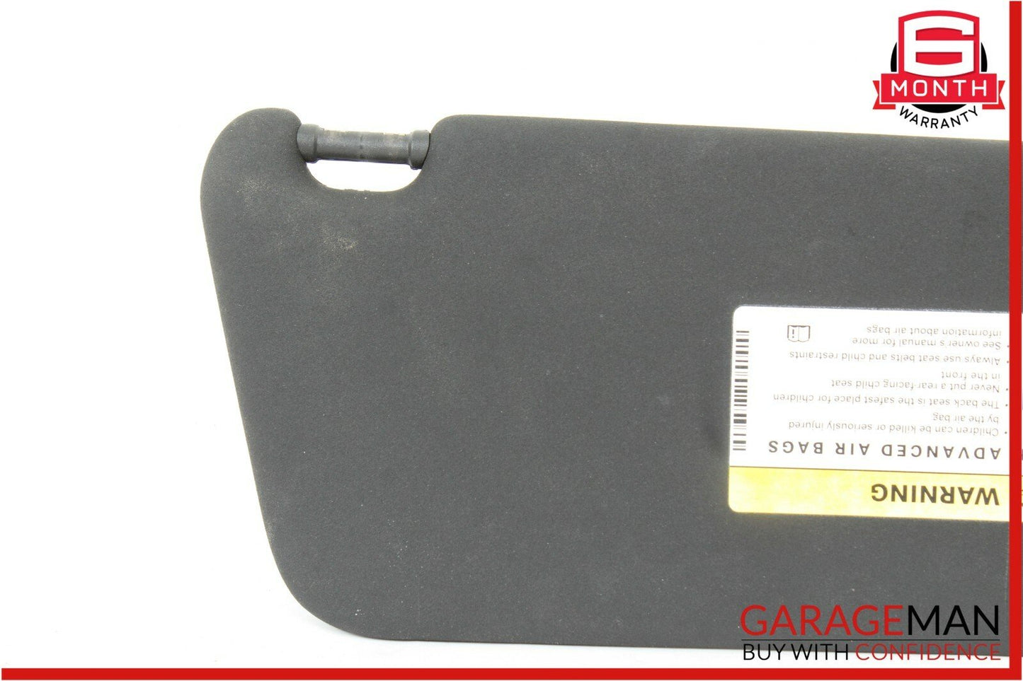 08-14 Mercedes W204 C250 C300 Front Left Side Sun Visor Sunvisor Shade Black OEM