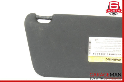 08-14 Mercedes W204 C250 C300 Front Left Side Sun Visor Sunvisor Shade Black OEM