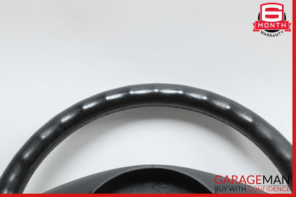 03-09 Mercedes W209 CLK320 SL500 Driver 4 Spoke Steering Wheel Leather Black OEM