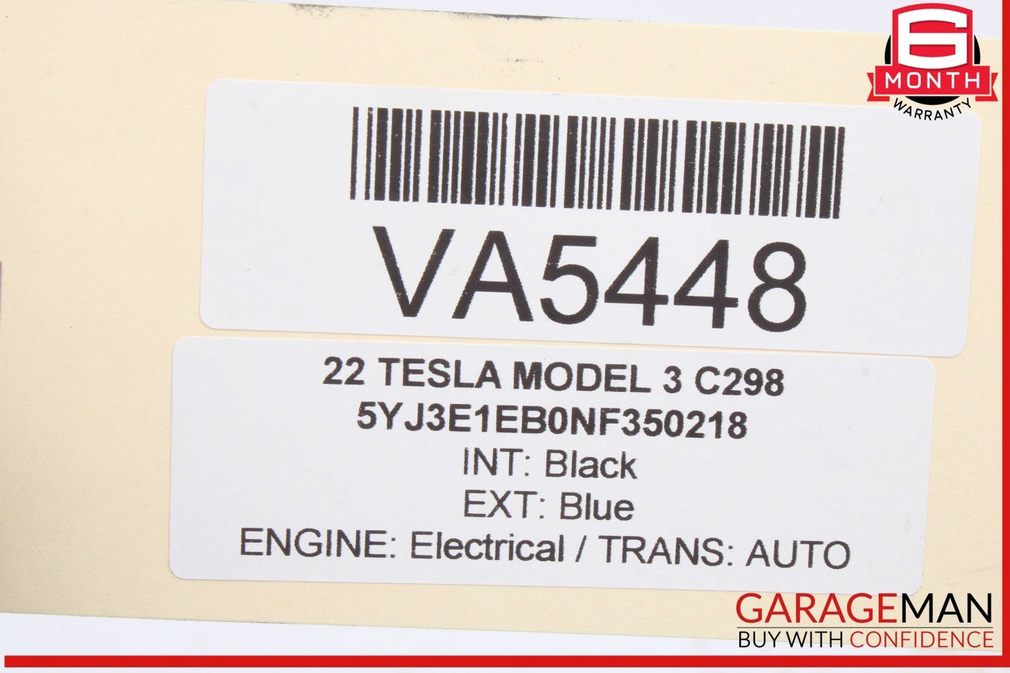 17-23 Tesla Model 3 Rear Left or Right Side Upper Control Arm 104443100H OEM