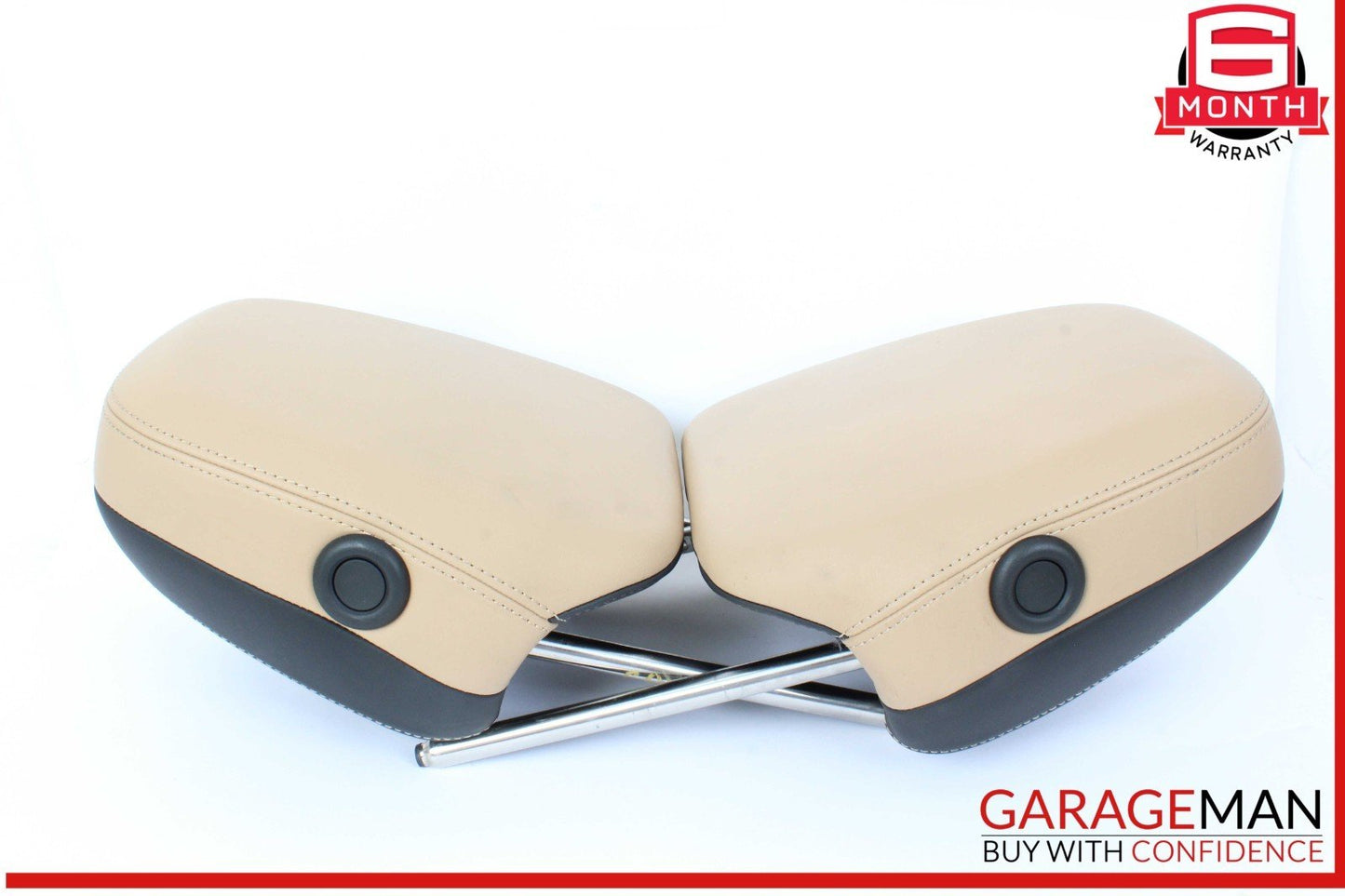 11-18 Porsche Cayenne 958 Front Right and Left Side Seat Headrest Head Rest OEM