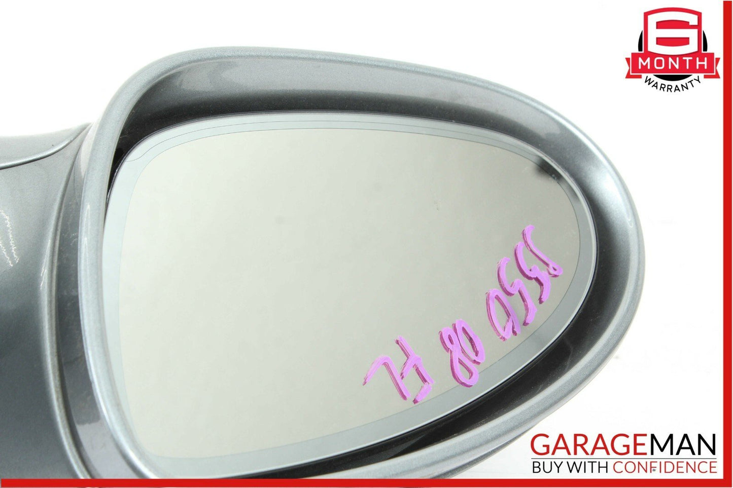 07-09 Mercedes W221 S550 Front Left Side Mirror Rear View Door Andorit Grey