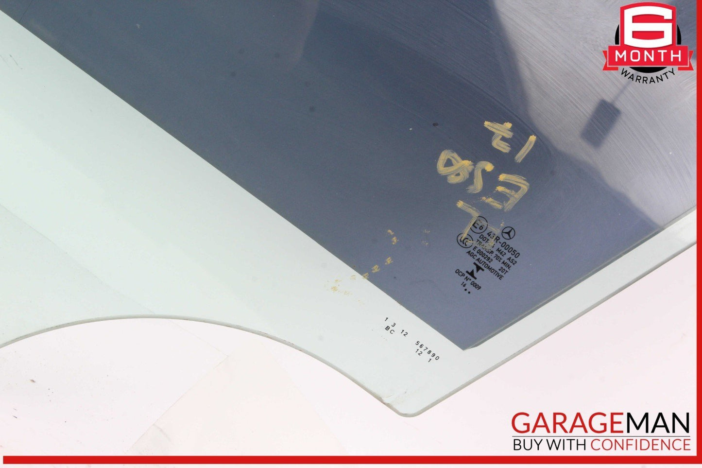 17-20 Mercedes W213 E300 Front Left Driver Side Door Window Auto Glass OEM