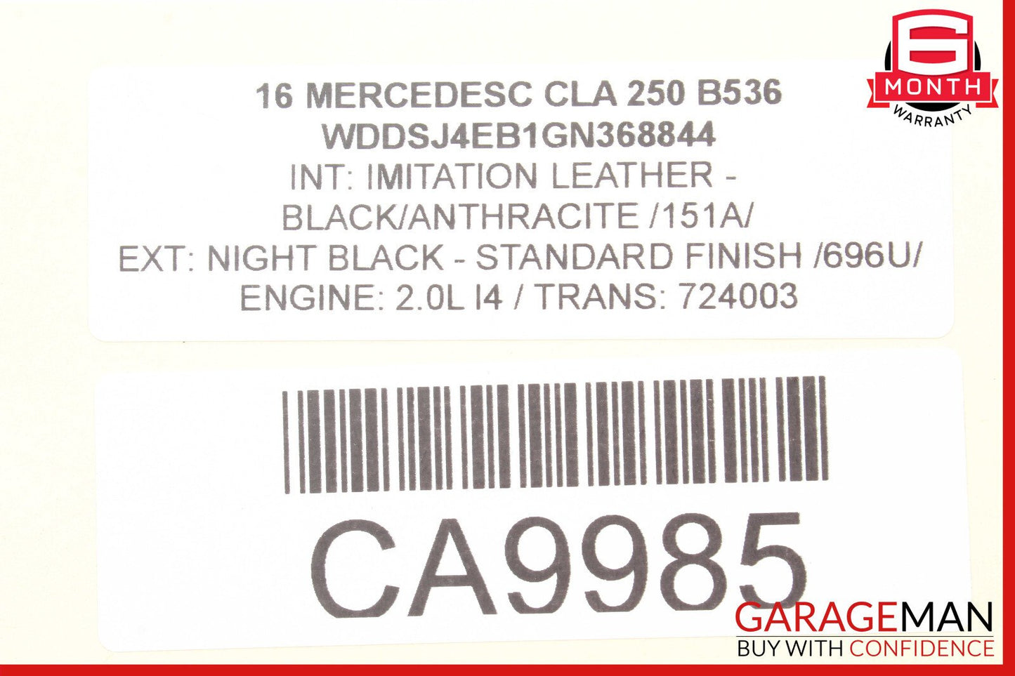 15-20 Mercedes W117 CLA250 SLC300 GLA250 M274 Throttle Body 2701410025 OEM