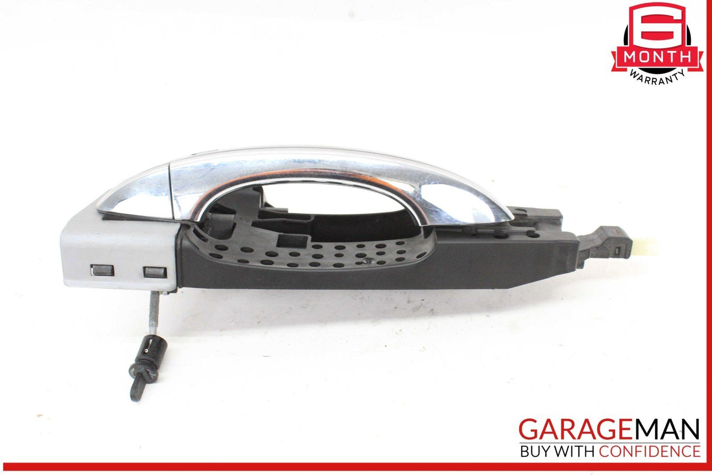 11-18 Audi A8 S8 Front Left Driver Side Exterior Door Handle Gray 4H1837885 OEM