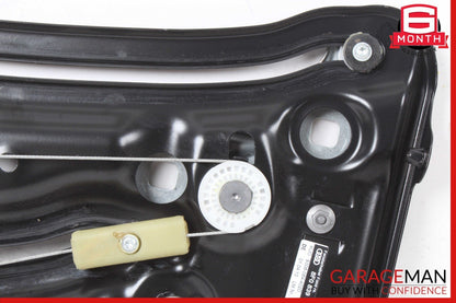 10-17 Audi S5 A5 Convertible Rear Right Quarter Window Regulator Motor Plate OEM