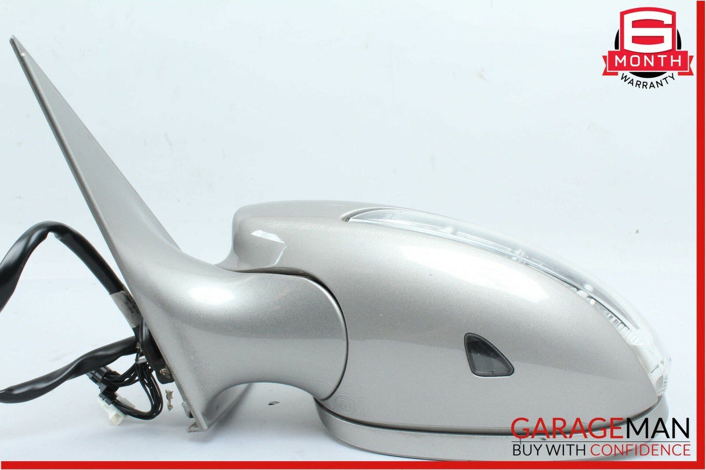 07-09 Mercedes W221 S550 Front Left Driver Side Mirror Door Rear View Silver OEM
