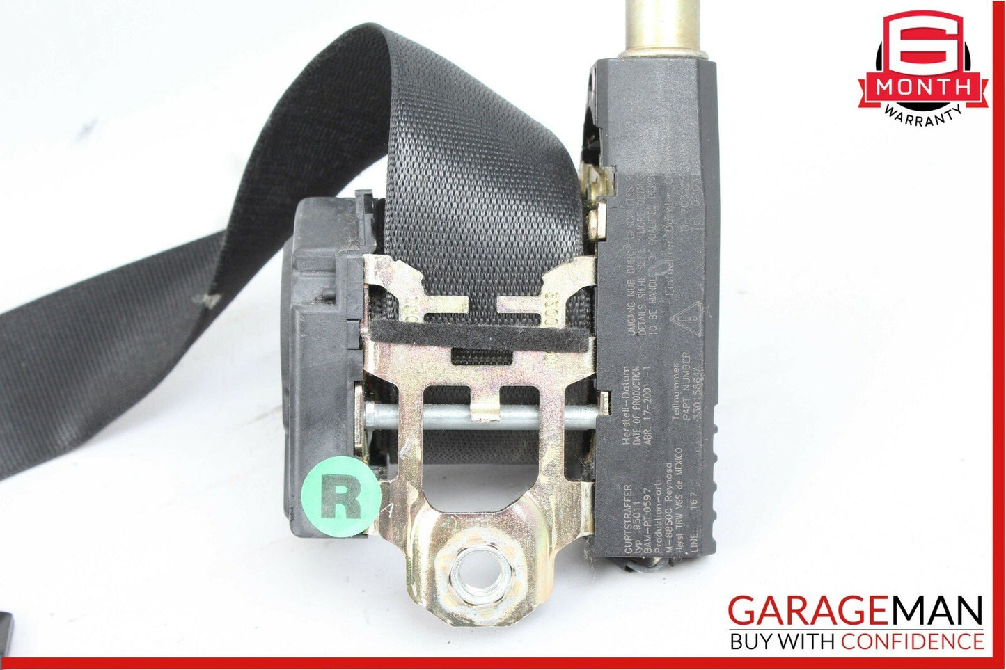 98-05 Mercedes W163 ML320 Front Right Side Seat Belt Seatbelt Retractor OEM