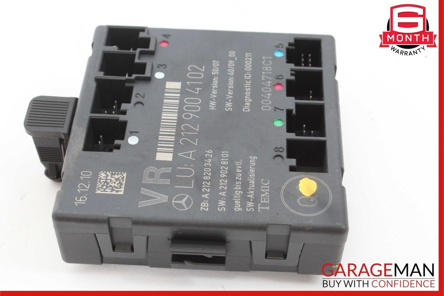 08-14 Mercedes W204 C300 C63 AMG Front Right Side Door Control Module Unit
