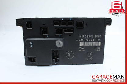 03-09 Mercedes W211 E350 E550 Front Right Passenger Door Control Module OEM