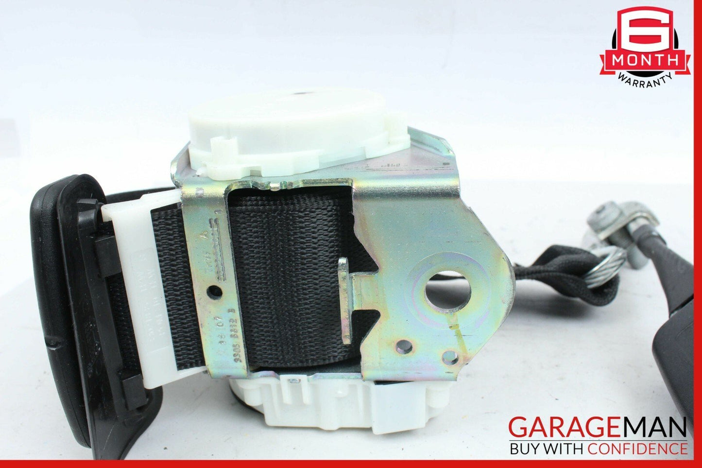 07-13 Mercedes W221 S550 Rear Center Seat Belt Retractor Buckle Assembly Black