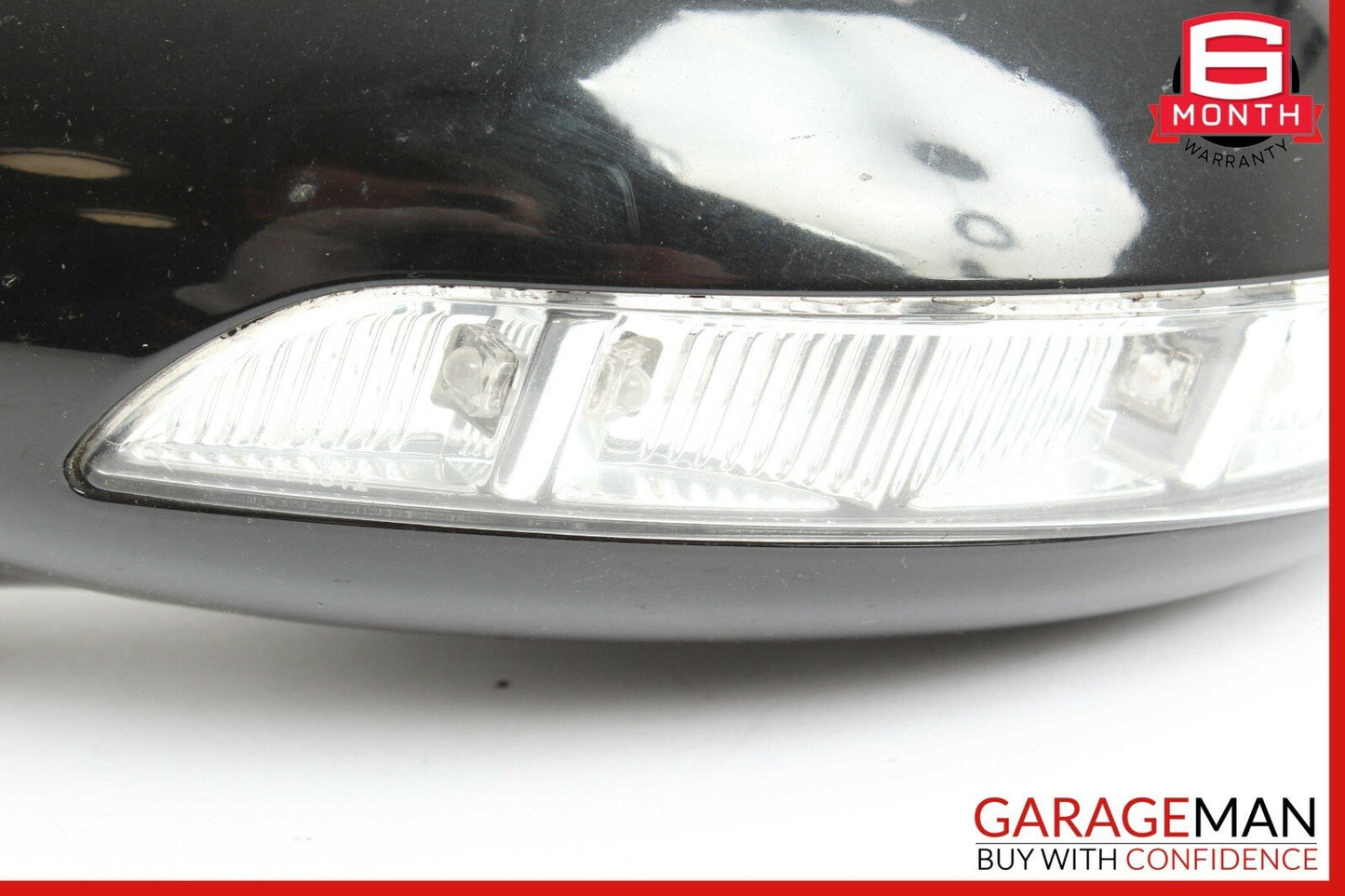 06-08 Mercedes W219 CLS500 Front Left Side Mirror Door Rear View Black OEM