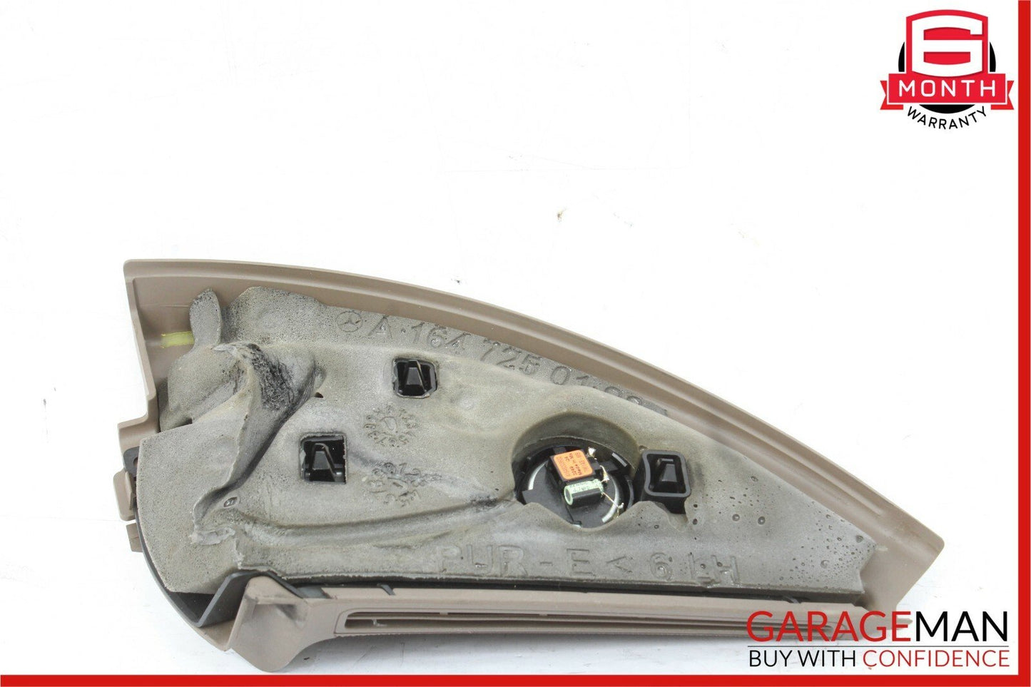 06-12 Mercedes X164 GL320 Speaker Door Mirror Cover Right Side Brown OEM