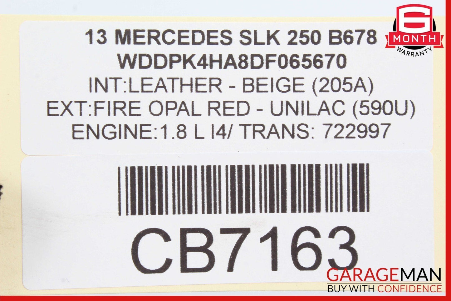12-15 Mercedes R172 SLK250 C250 Generator Alternator 120 AMP 14V 0141541402 OEM
