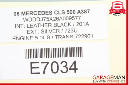 06-11 Mercedes CLS500 CLS55 AMG Trunk Lid Lock Remote Release Control Module OEM