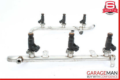 98-00 Mercedes W210 E320 CLK320 Fuel Injector Injection Rail w/ Fuel Injectors