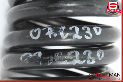 01-07 Mercedes W203 C230 Rear Left & Right Shock Absorber Coil Spring Set of 2