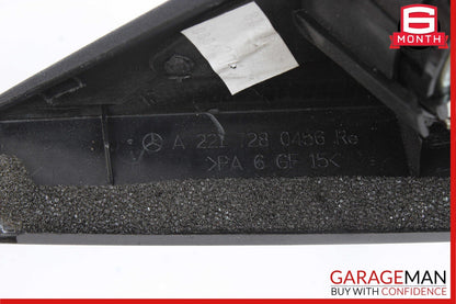 07-13 Mercedes W221 S350 S550 Front Right Side Tweeter Speaker Cover Black