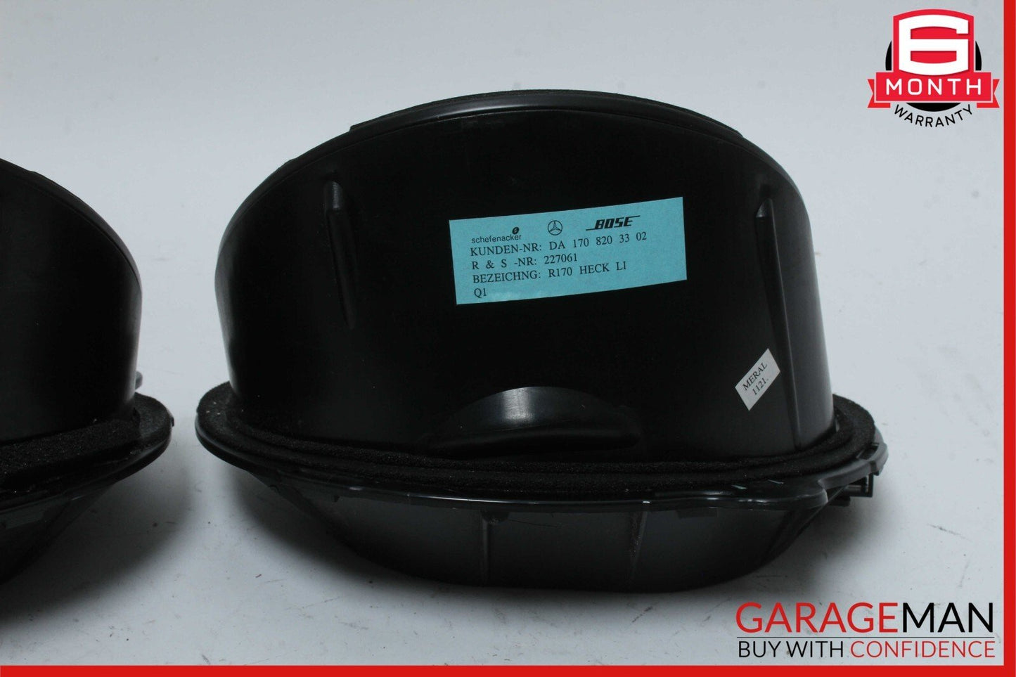 97-04 Mercedes R170 SLK320 Rear Left & Right Door Sound Speakers Set of 2 Pc