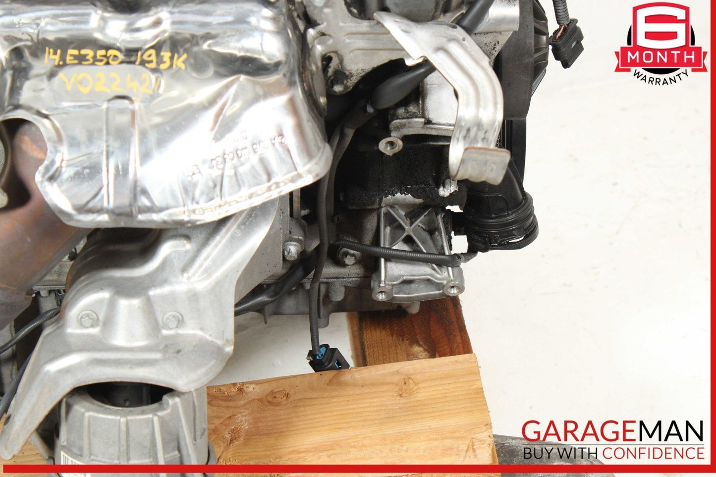 12-15 Mercedes W212 E350 C350 3.5L V6 RWD Engine Motor Block Assembly OEM 193k