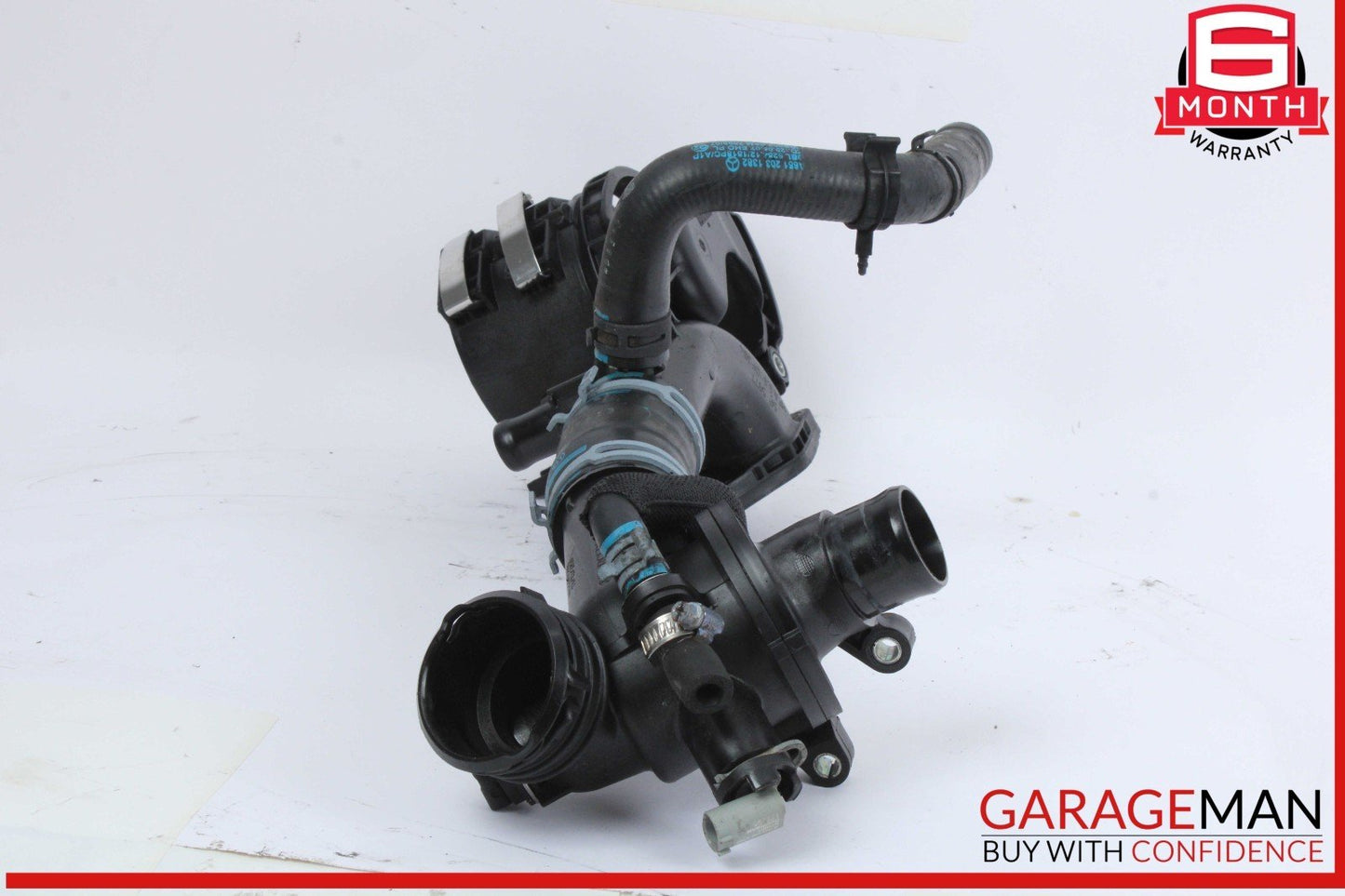 13-15 Mercedes X204 GLK250 Coolant Thermostat Housing 6512031682 OEM