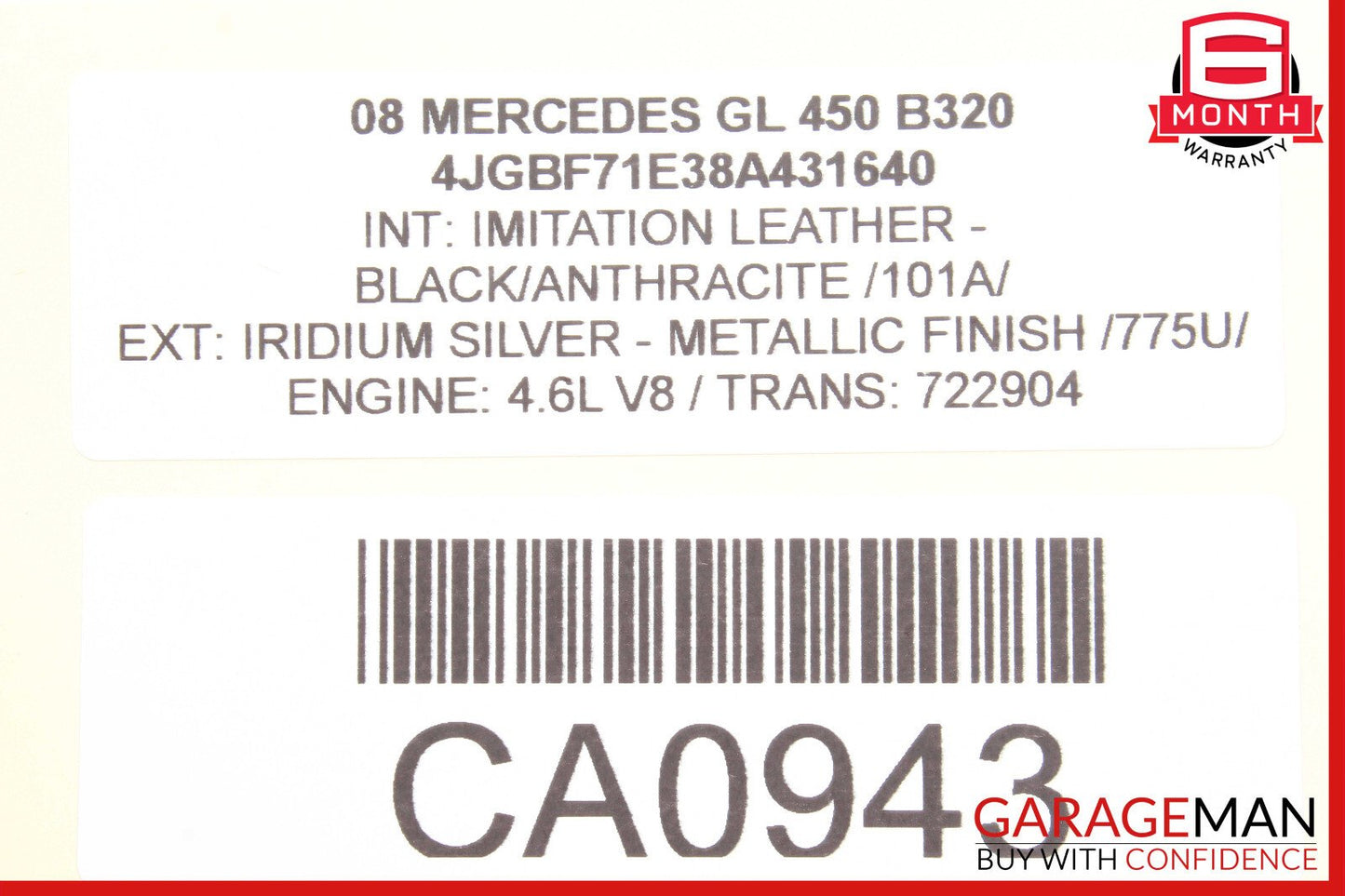03-09 Mercedes X164 GL450 ML320 CL550 Sirius Satellite Radio Receiver OEM