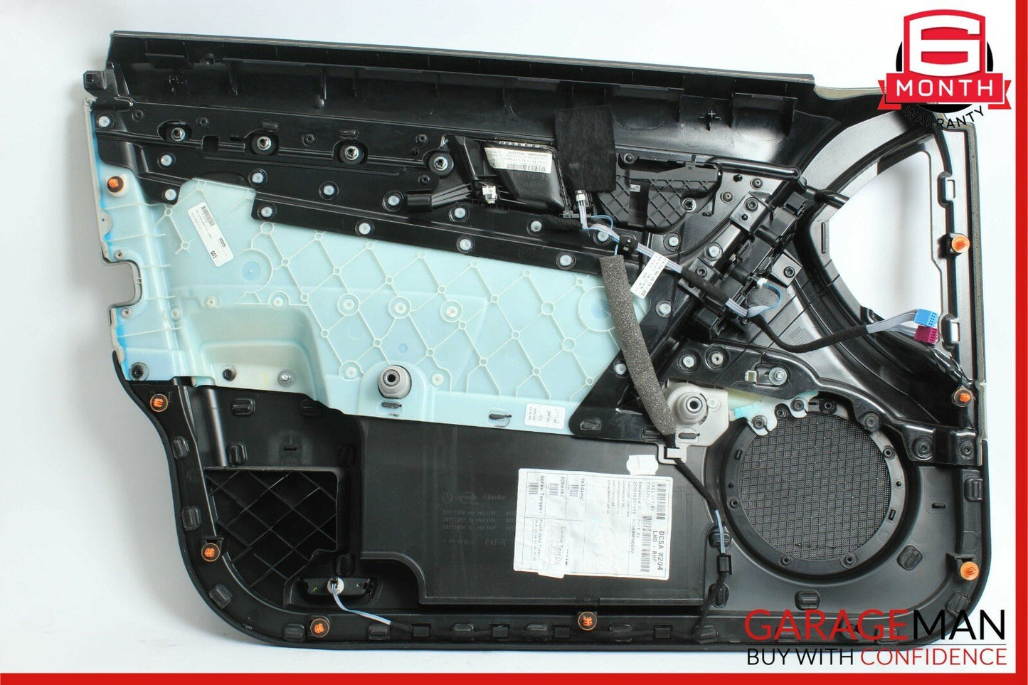 08-14 Mercedes W204 C250 C300 Sedan Front Right Side Interior Door Panel Gray