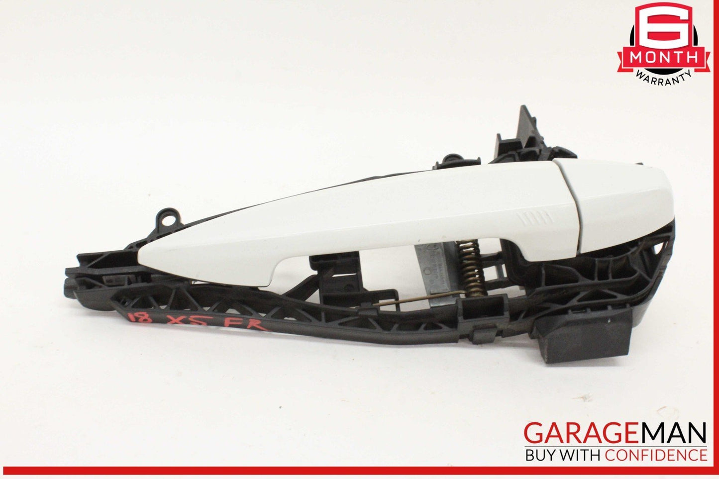 14-18 BMW X5 F15 X6 Front Right Passenger Side Exterior Door Handle White OEM