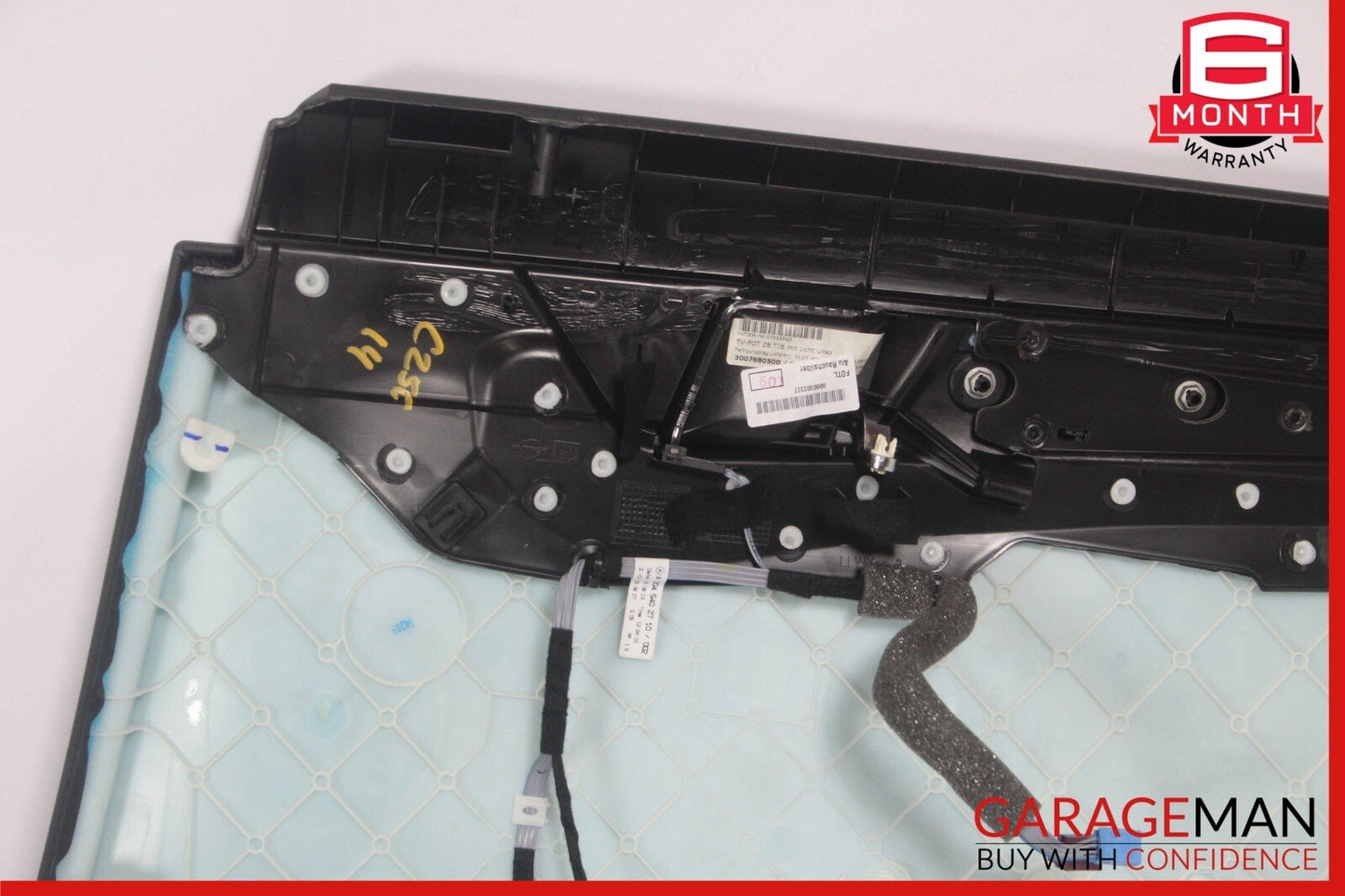 08-14 Mercedes W204 C250 Sedan Rear Left Side Interior Door Panel Anthracite
