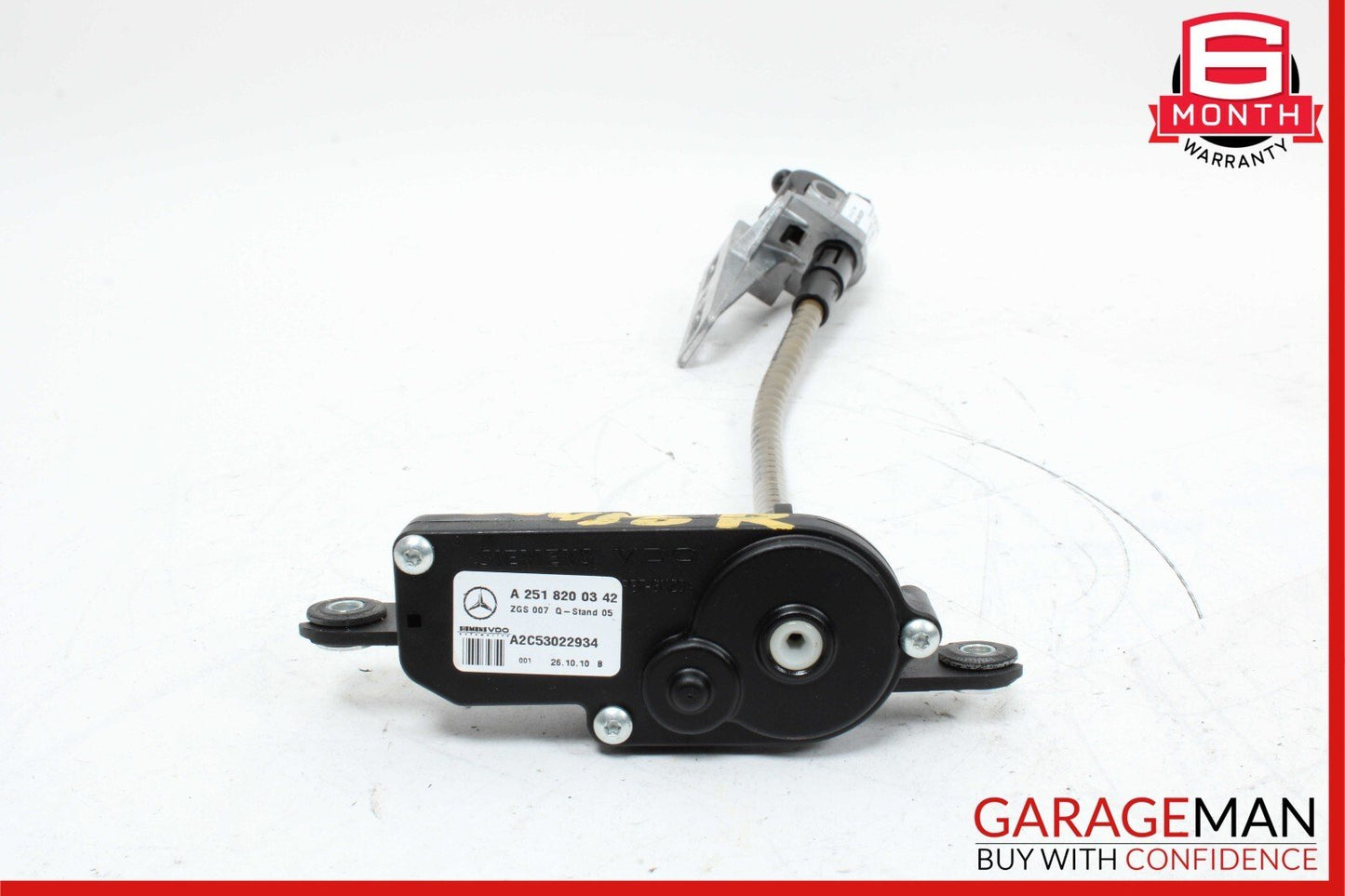 06-12 Mercedes X164 GL450 4MATIC Rear Right Side Quarter Window Regulator Motor