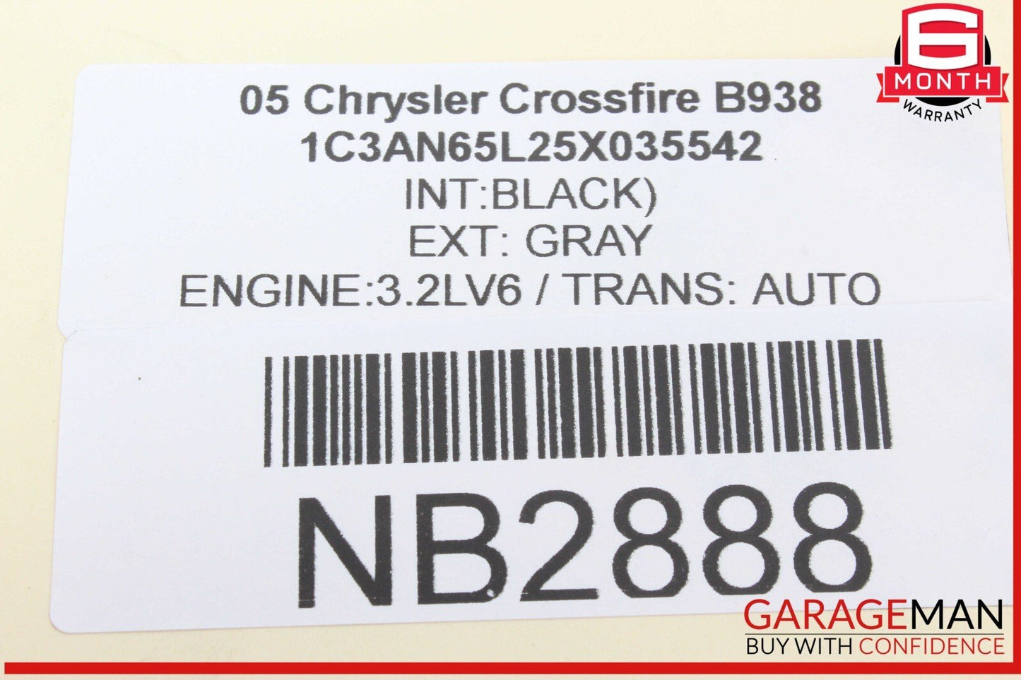 04-08 Chrysler Crossfire Rear Left or Right Side Upper Control Arm OEM