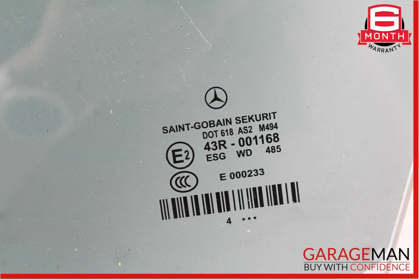 06-11 Mercedes W219 CLS500 CLS550 Front Left Side Door Window Glass Tinted OEM