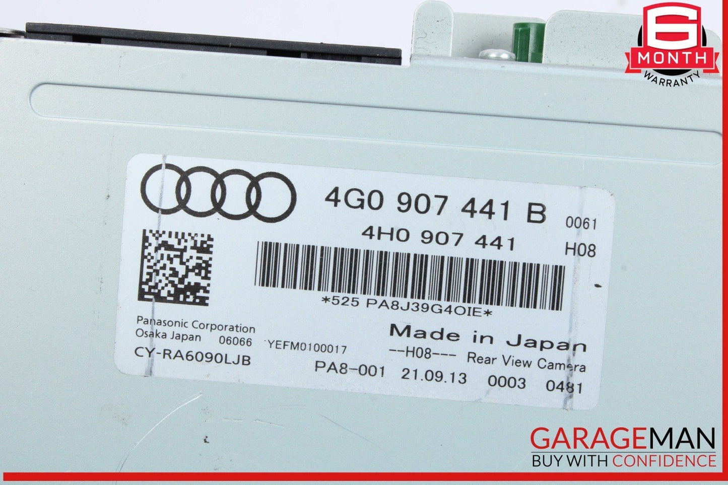 12-18 Audi A6 A7 Rear View Reverse Back Up Camera Control Module Unit 4G0907441B