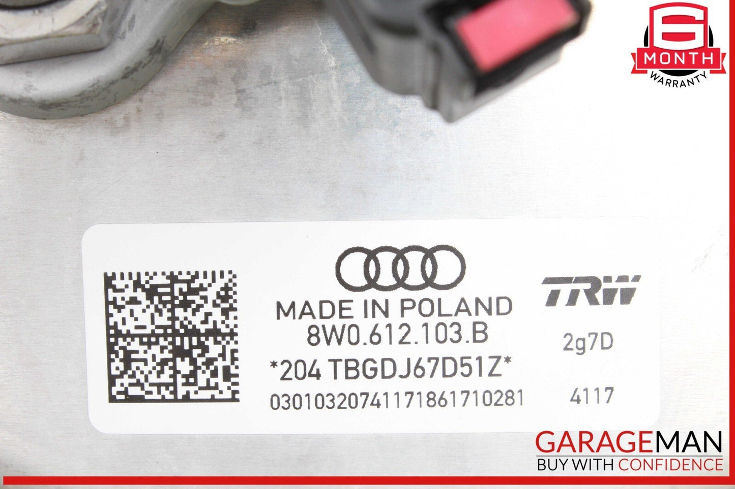 17-24 Audi A4 Allroad Power Brake Booster Master Cylinder 8W0612103B OEM
