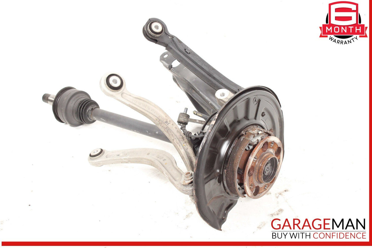 10-16 Mercedes W212 E350 Rear Right CV Shaft Spindle Knuckle Hub Assembly