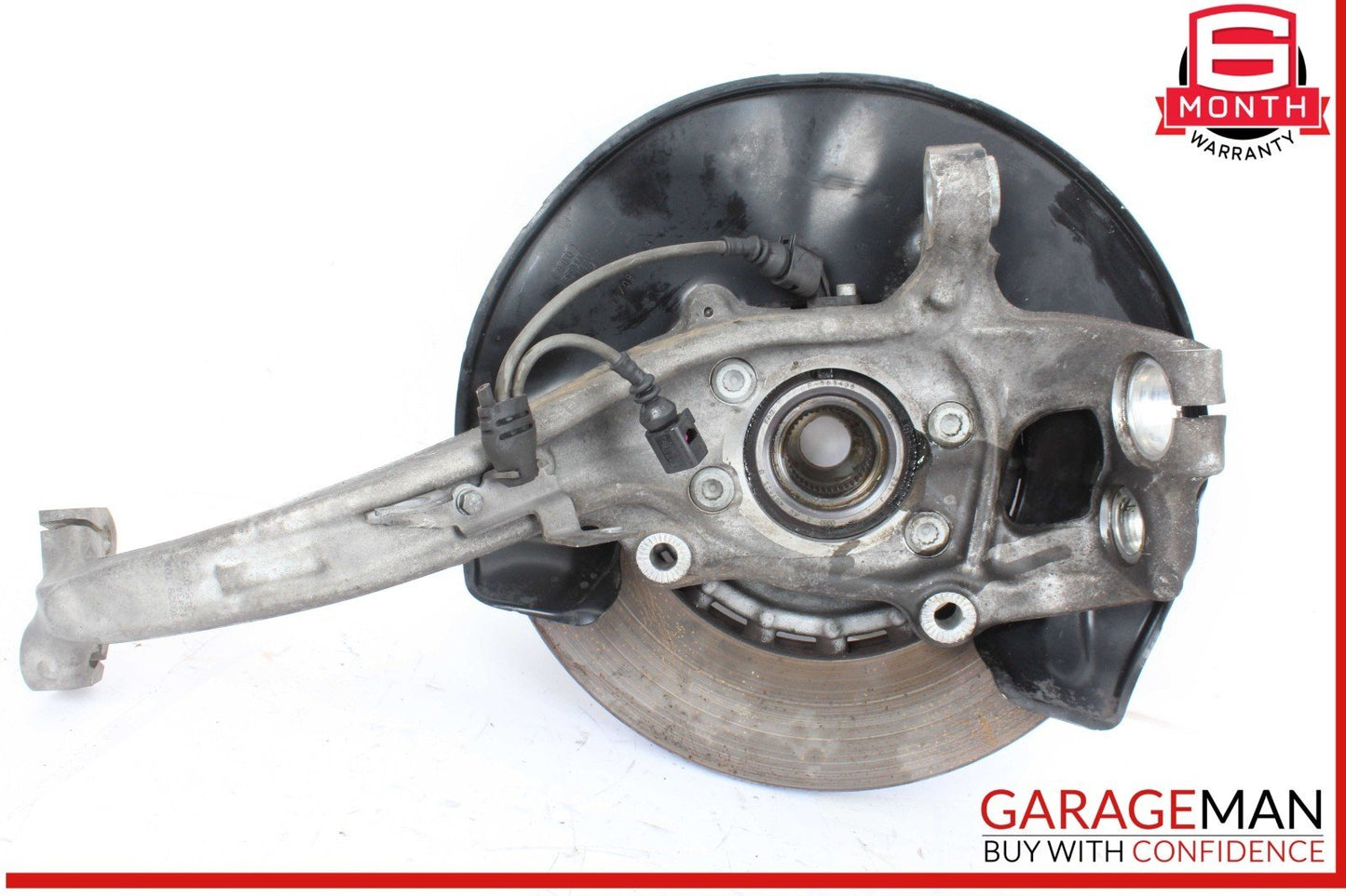 14-17 Audi SQ5 Front Left Driver Side Spindle Knuckle Wheel Hub w/ Disc Rotor
