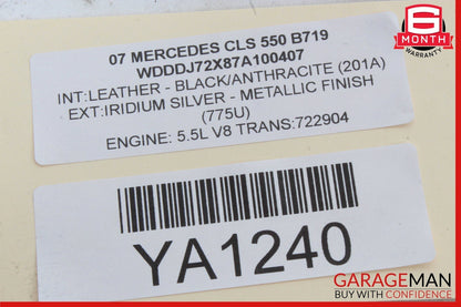 03-11 Mercedes CLS550 GL450 E550 E350 Sirius Satellite Radio Receiver Module