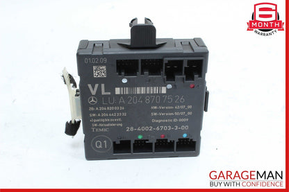 09-12 Mercedes W204 C63 AMG Front Left Side Door Control Module Unit OEM