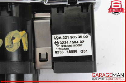07-14 Mercedes W221 S550 S400 Headlight Switch Control 2219053500 OEM