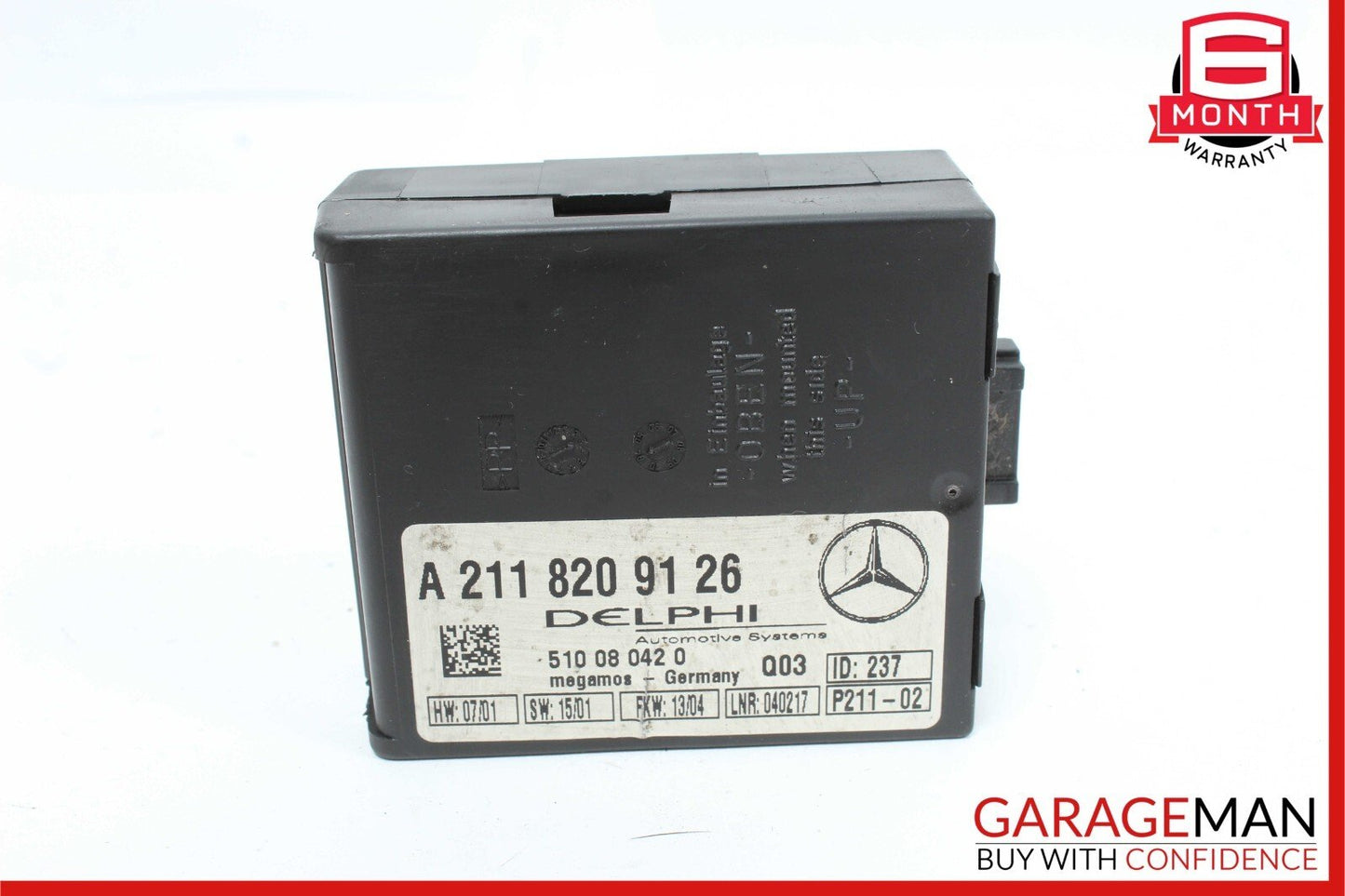 Mercedes SL500 CLK500 SLK280 CL500 S430 E320 Anti Theft Alarm Module Unit