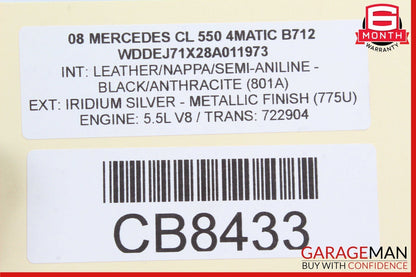 07-14 Mercedes W216 CL550 S63 AMG TPMS Tire Pressure Monitor Module Unit OEM