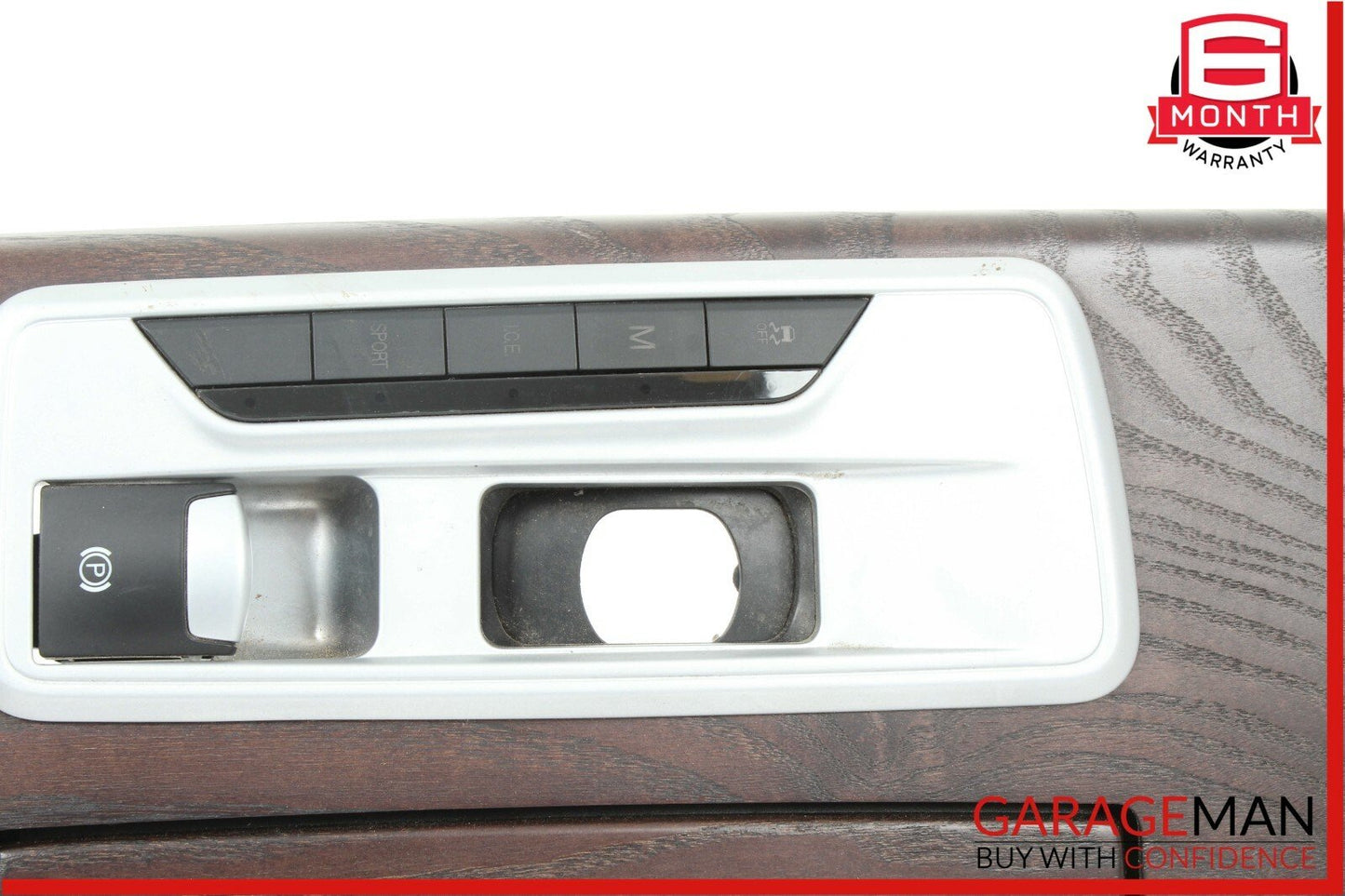 14-17 Maserati Ghibli Center Console Cupholder Armrest Ashtray Compartment Wood