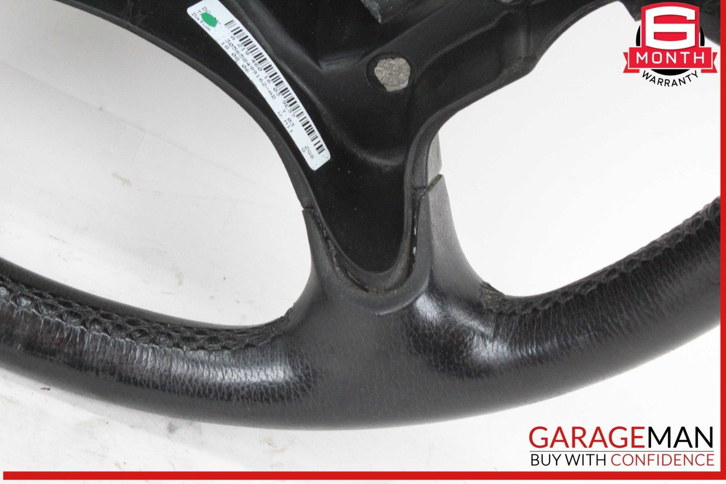 06-09 Mercedes W211 E550 CLS550 Front Left Side 4 Spoke Steering Wheel Black OEM
