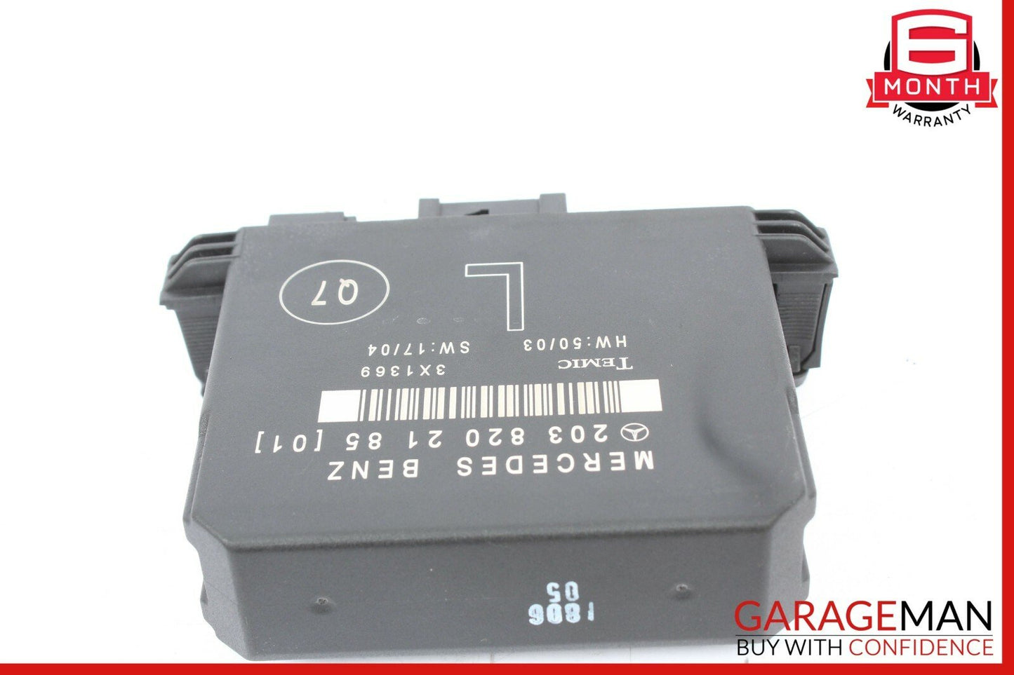 01-07 Mercedes W203 C230 C55 AMG Rear Left Side Door Controller Module Unit